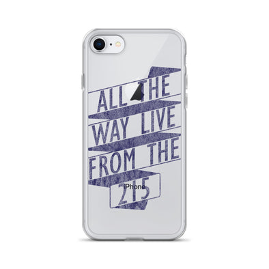 All The Way Live from the 215 Clear Case for iPhone® - Philly Habit