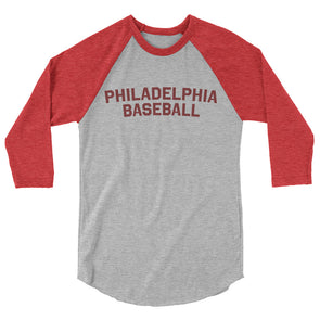 Philadelphia Baseball Raglan Shirt - Philly Habit