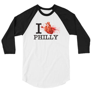 I Love Philly 3/4 Sleeve Raglan - Philly Habit