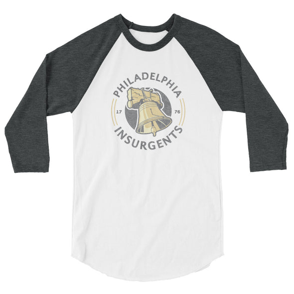 Philadelphia Insurgents 3/4 sleeve raglan shirt - Philly Habit
