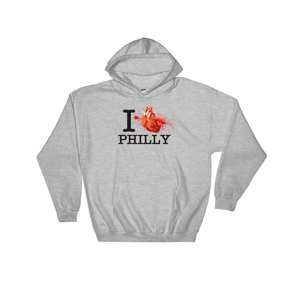 I Love Philly Hooded Sweatshirt - Philly Habit