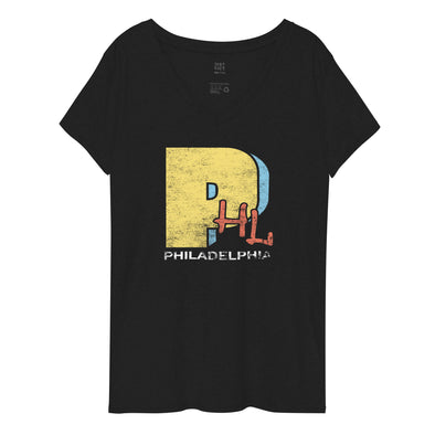 I Want My PHL Women’s Recycled V-neck T-shirt - Philly Habit