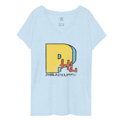 I Want My PHL Women’s Recycled V-neck T-shirt - Philly Habit
